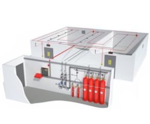Gas Based suppression System for Electrical and Server Room